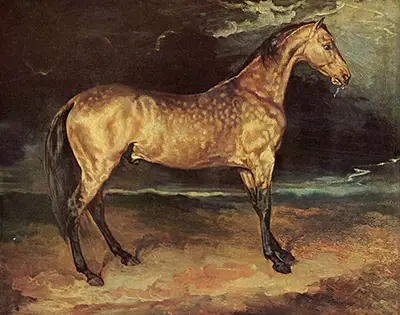 A Horse Frightened by Lightning Theodore Gericault